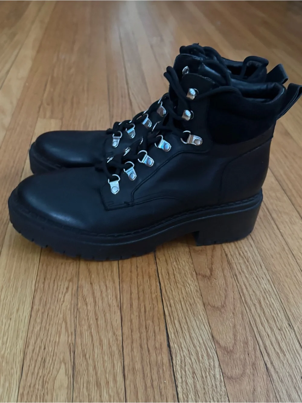 Marc Fisher Black Leather Boot - Picture 3 of 8